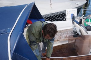 Schnell noch außen sauber gemacht