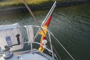 Ne steife Brise von vorn.