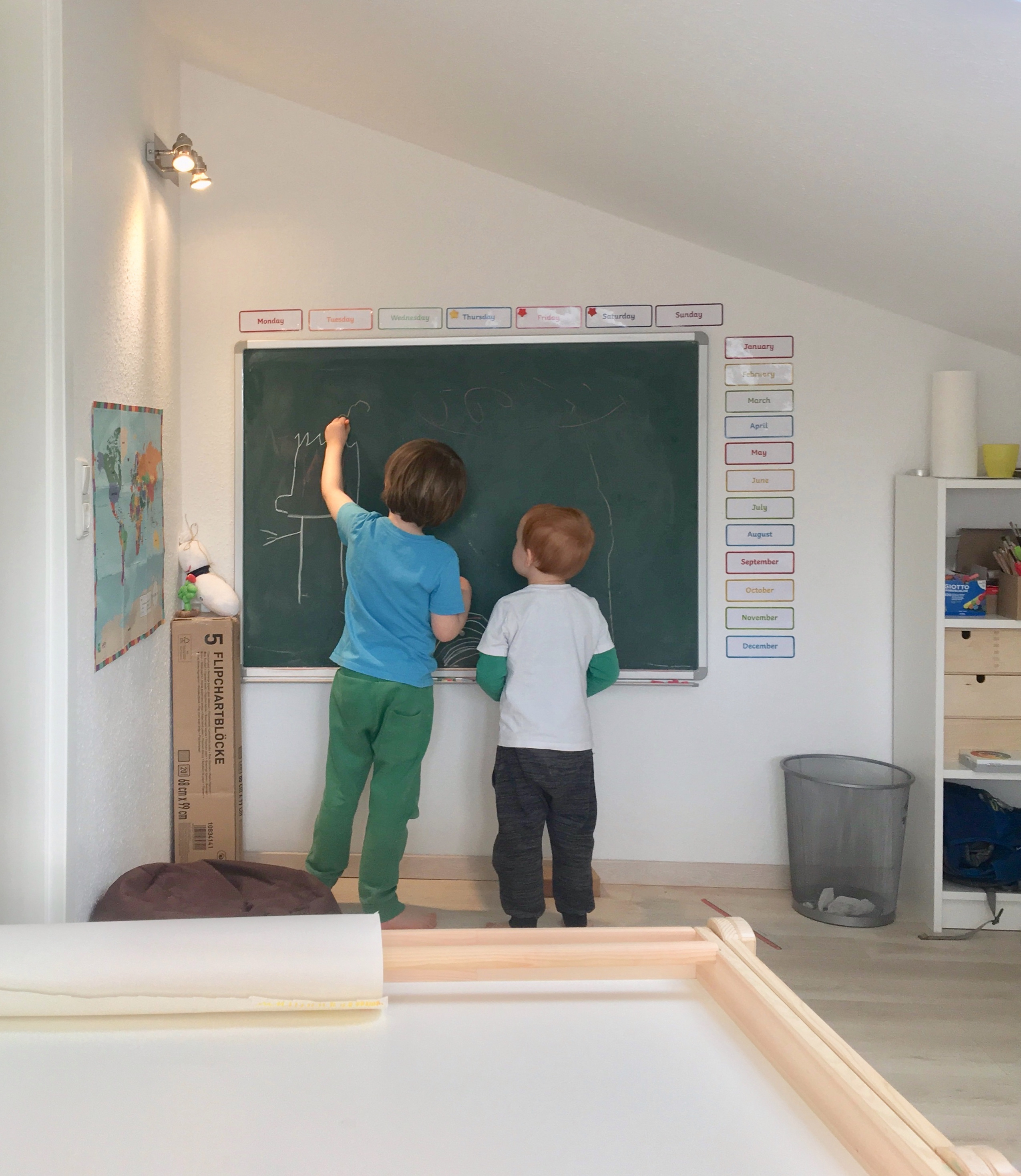 One month in, settling into our new school